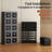 10-Tier 40 Pairs Foldable Stackable Shoe Storage Cabinet For Entryway Large Shoe Rack Sneaker Storage with Magnetic Doors Easy Assembly-934939424-930431803