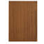 Armoire d'angle à 5 tablettes avec 5 tablettes et éclairage en chêne de qualité chêne teinté