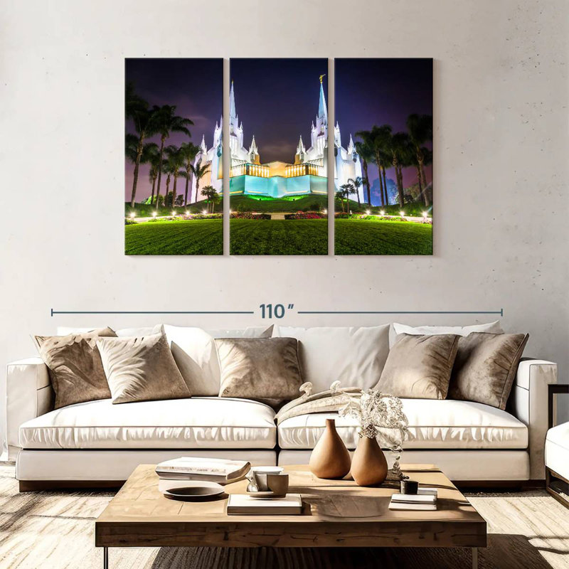 Adella LDS Church, 48" H x 74" W
