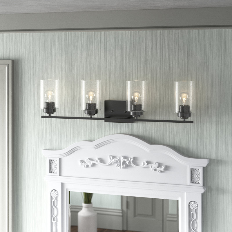 Amoret 4 - Light Dimmable Vanity Light, Black
