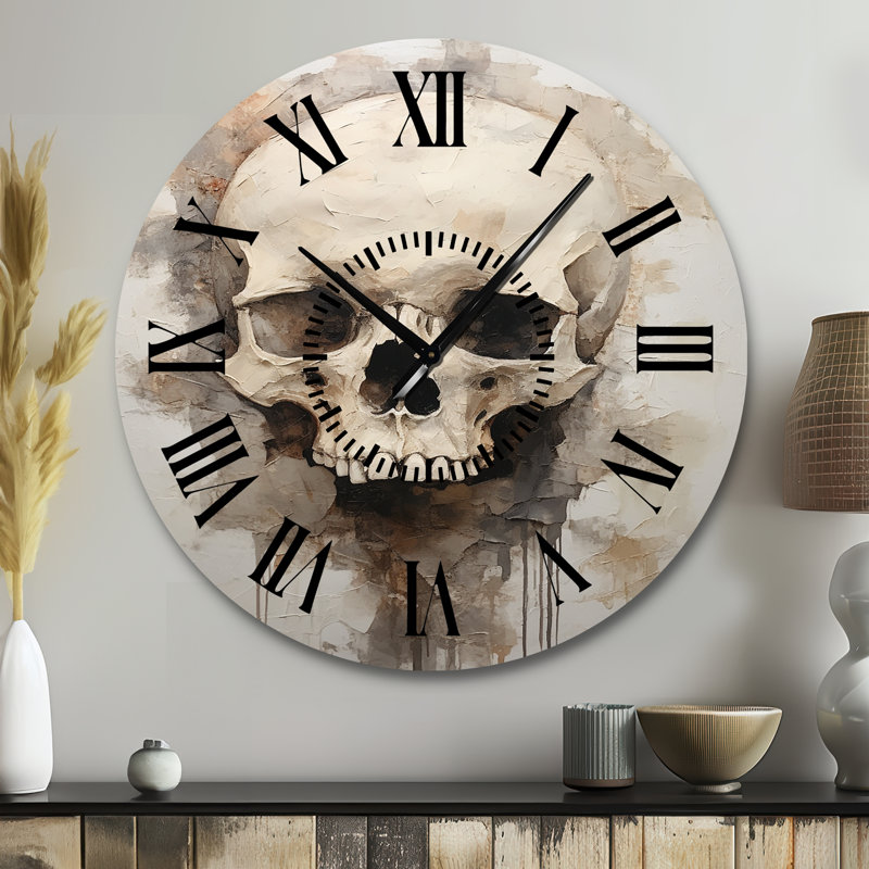 Horloge murale Skeletal Elegance, Grand