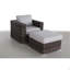 Fauteuil d'appoint rembourré - Aucun assemblage requis