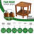 17.5 in. W Teak Shower Bench