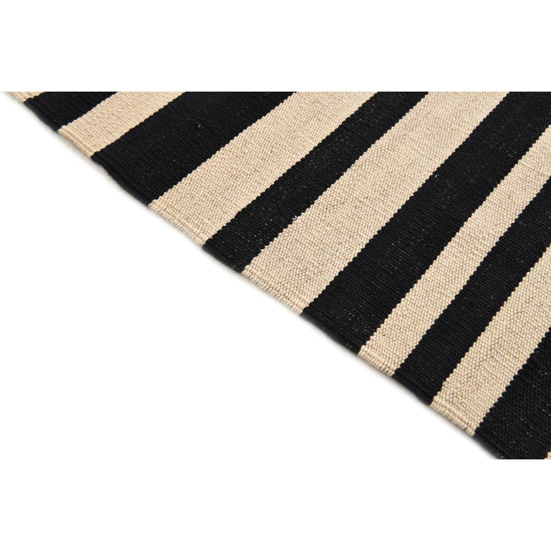 Tapis noir et blanc Jessen