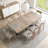 55.11"-70.86"Retro Rectangular Stretch Dining Table-979097056