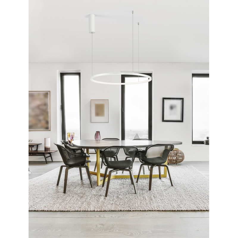 1 - Light White LED Unique/Statement Pendant