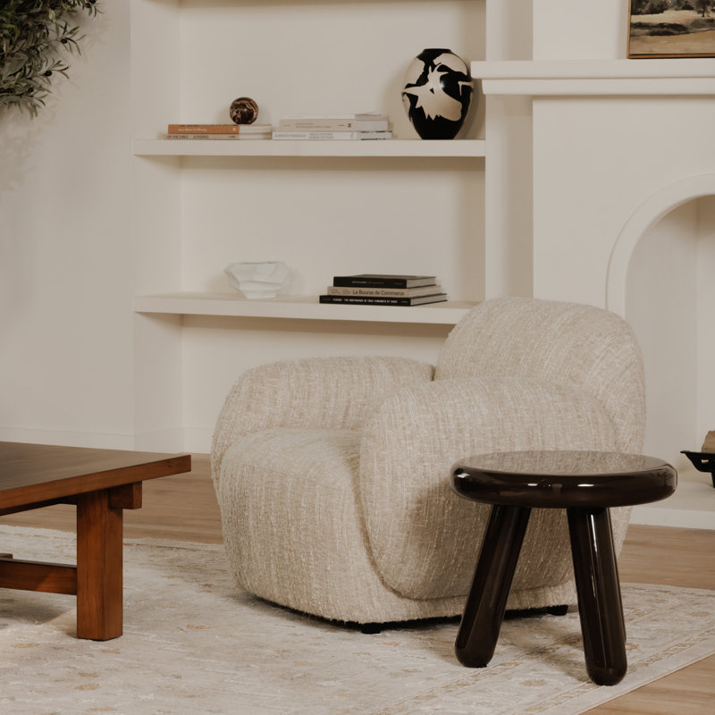 Cerro Accent Table Lacquer, Brown