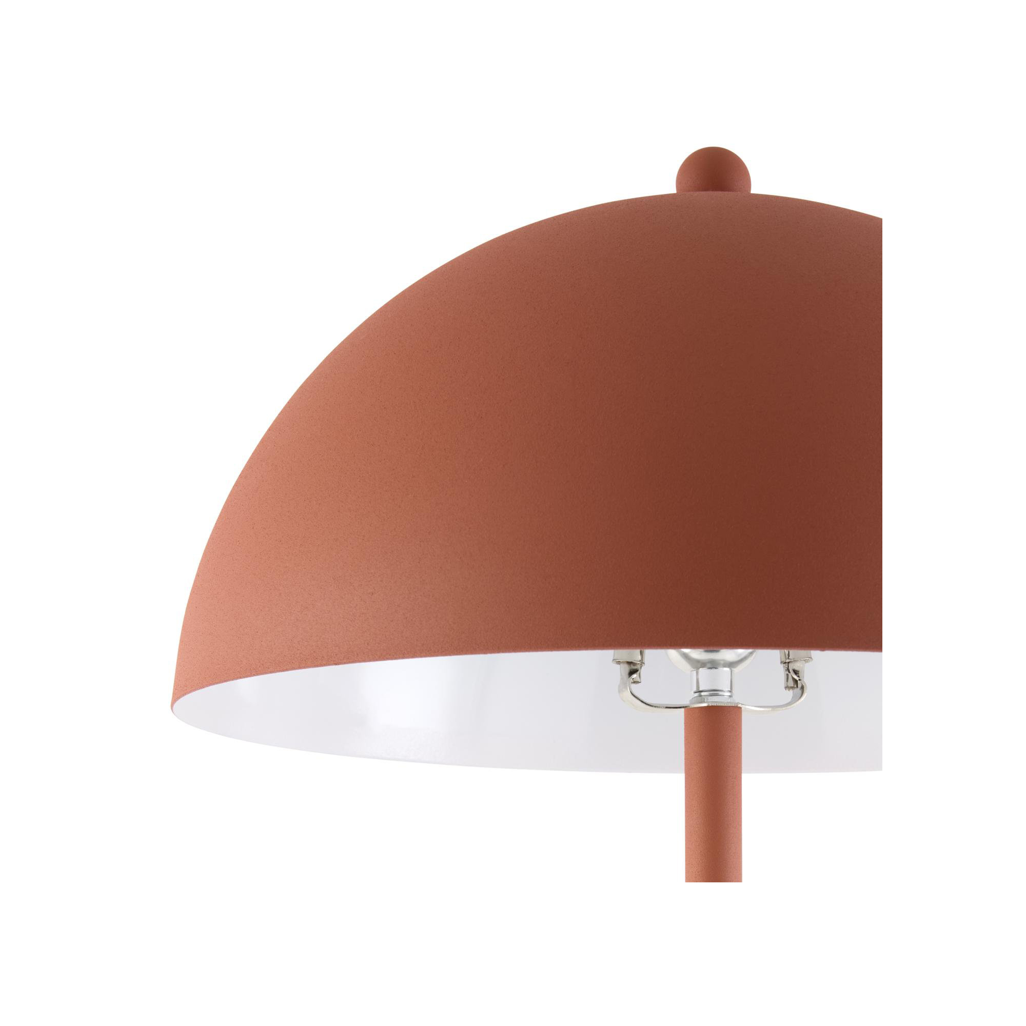 Jemma 59'' Iron Floor Lamp, Terracotta, Terracotta