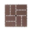44 paquets de 44 tuiles de terrasse en PP imbriquées pour plancher intérieur et extérieur, tuiles de terrasse de patio robustes avec installation facile à assembler