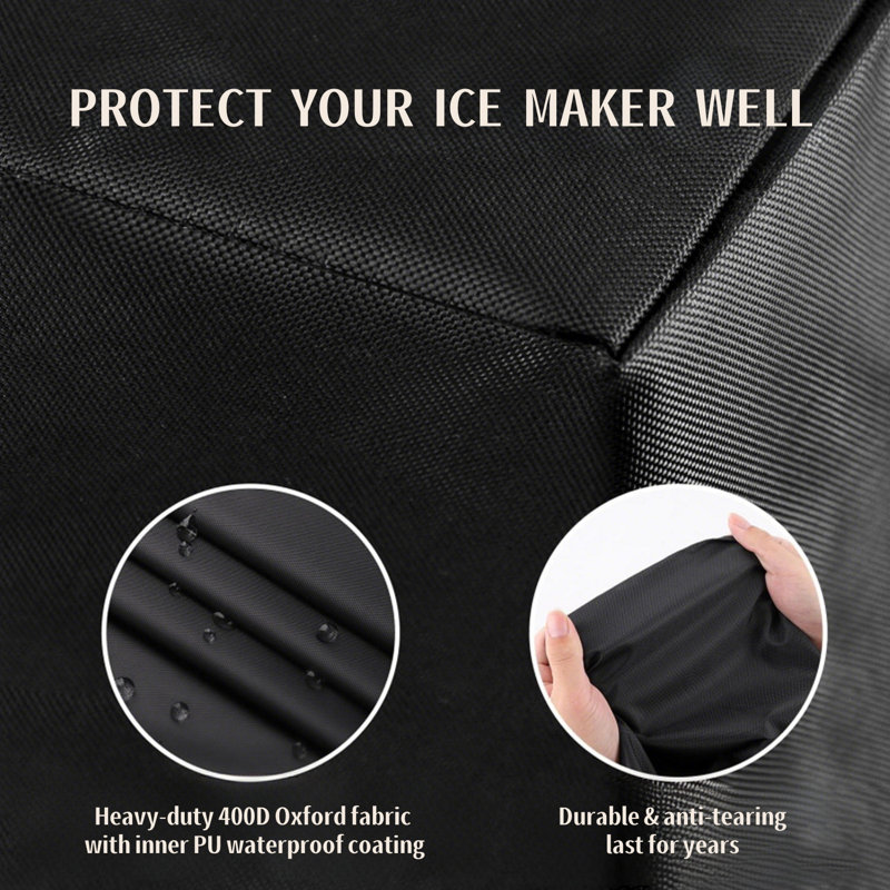 Ice Maker Cover, Dustproof & Waterproof Cover for Portable Ice Maker Countertop Ice Maker Machine