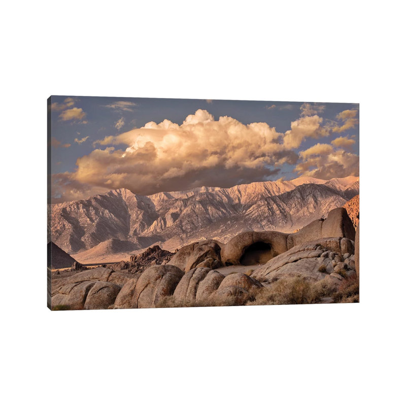 Usa, Eastern Sierra, Alabama Hills 1 Piece Wrapped Canvas Wall Art, 66.04cm H x 101.6cm W x 1.91cm D