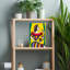 Vibrant Stylized Woman Abstract Bold Colorful Wall Art Print-953808464