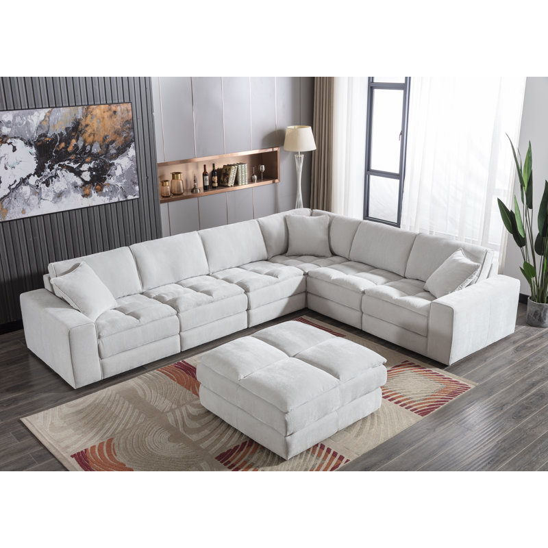Canapé modulaire réversible de coin de 114 po Buchanon