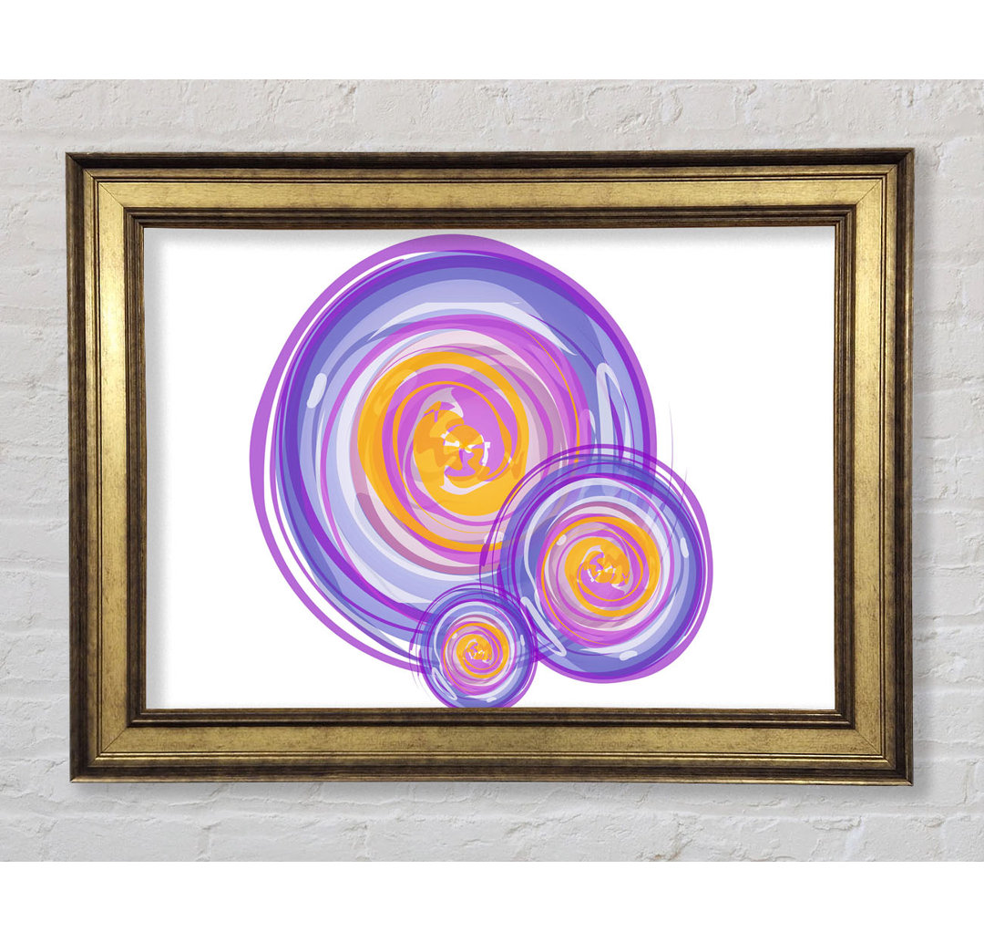 Trio Of Swirls - Einzelne Bilderrahmen Kunstdrucke