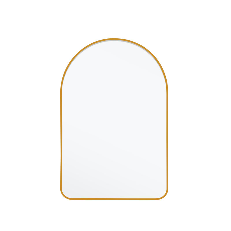 Namah Metal Wall Mirror, Gold