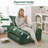 Modern Boneless 3-in-1 Folding Floor Sofa Bed, Comes with Pillows-1242901043