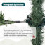 Arbre de Noël enneigé pré-éclairé-1073830569