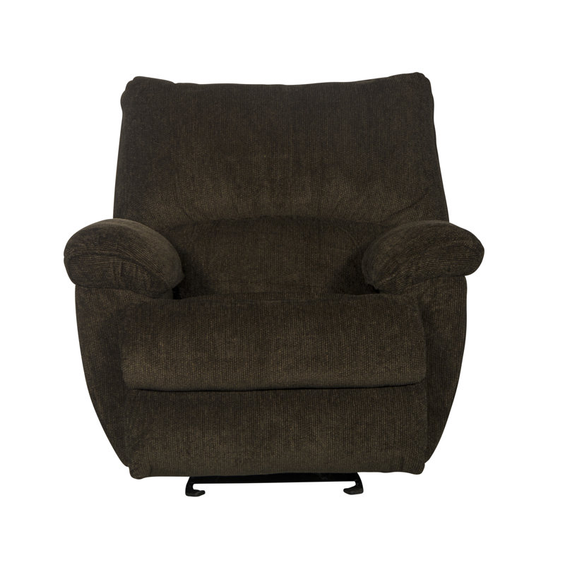 Elliot Upholstered Recliner, Brown 100% Polyester