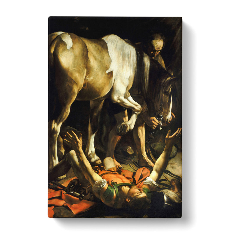 Conversion of St Paul by Caravaggio - Wrapped Canvas, 76cm H x 50cm W x 3cm D