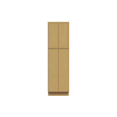Armoire de cuisine haute à 4 portes CASAINC, prête à assembler, L 61 cm x H 213 cm x P 61 cm