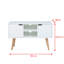 Natosha Unfinished Corner TV Stand for TVs up to 43"