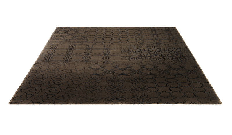 Hamptons Geometric Area Rug, Rectangle 80 x 150cm