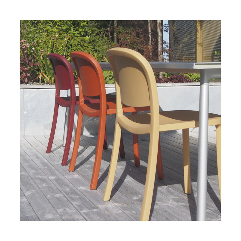 1 Inch Reclaimed Stacking Chair by Jasper Morrison, Orange