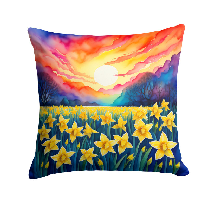  Coussin décoratif intérieur / extérieur en polyester Autre / Sans motif, 18 po x 18 po