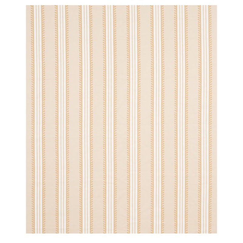 Etruscan Stripe Fabric, Ivory/Ochre