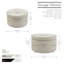 Repose-pieds rond en tissu Gennero-276487589