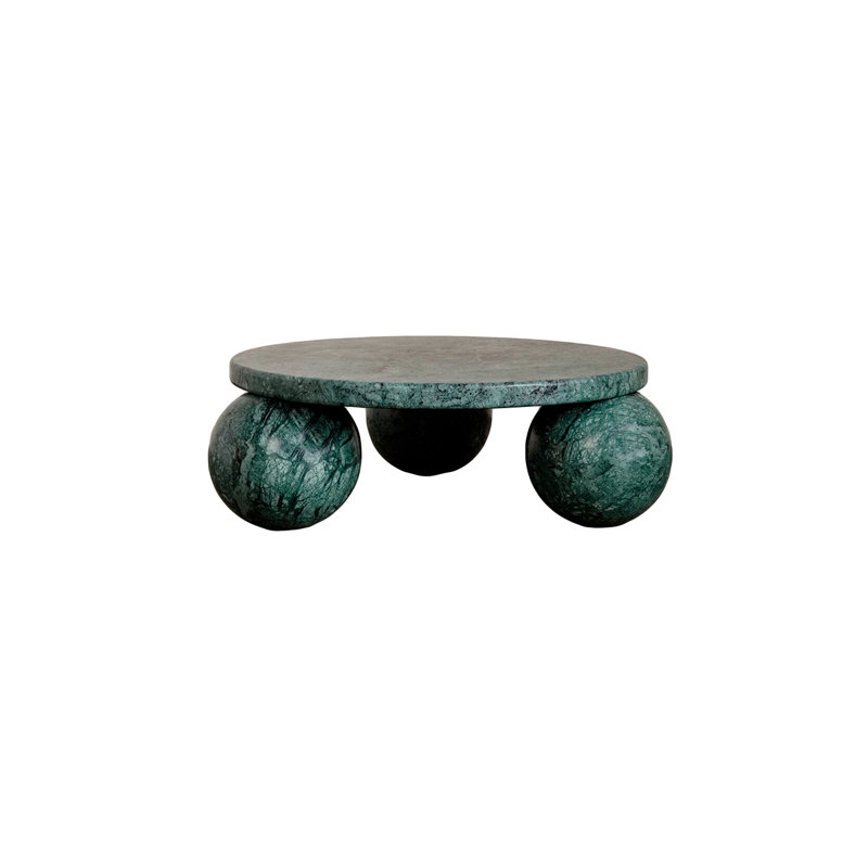 Morrow Round Marble Coffee Table