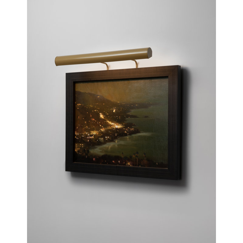 ArtLight Hardwire, 120V Input Triac/ELV/0-10V Dimmable LED Wall Mounted Picture Light, 3000K, 1.88" H x 12" W x 8" D
