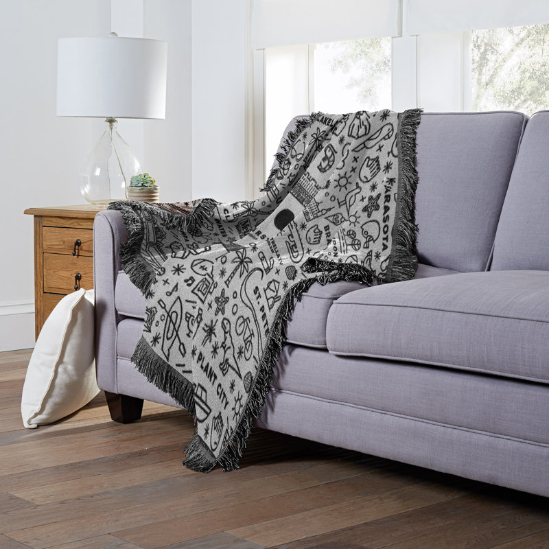 Jeté en jacquard Mor, 46 po x 60 po