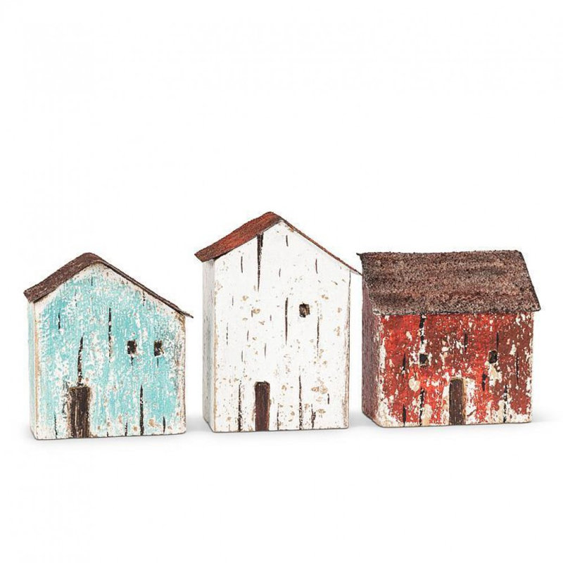 Mini figurine rustique de style bord de mer bleu clair