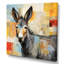 Patchwork Donkey Pastures II - âne, art mural-1962630153-1962630156
