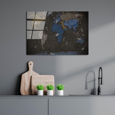 Boze Wall Decor on Tempered Glass
