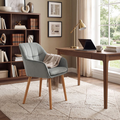51cm H Upholstered Upholstered Back Armchair