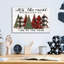 «It's the Most Wonderful Time Plaid Trees» par Cindy Jacobs, art mural en verre acrylique-59052242