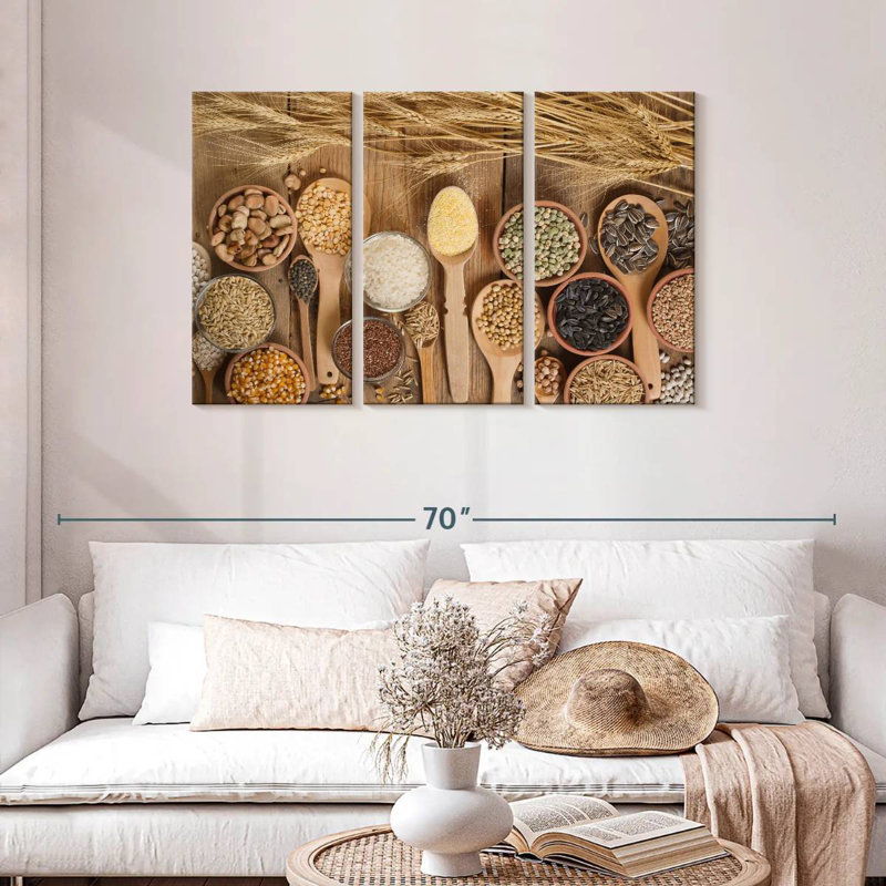 Harnek Rustic Kitchen Grains, 28" H x 45" W