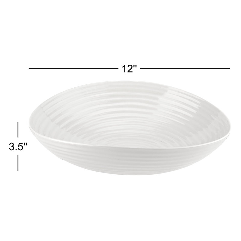 Bol de service à pâtes blanc 12 "Portmeirion Sophie Conran