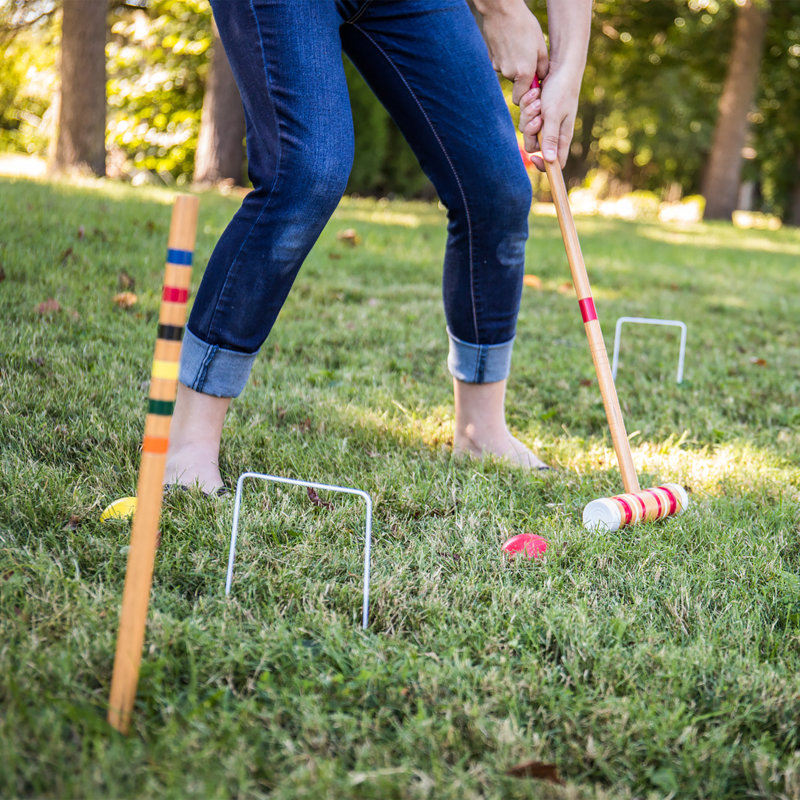 6 Player Croquet Set with Carrying Case