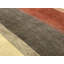 Tapis beige, rouge et brun noué à la main de haute qualité
