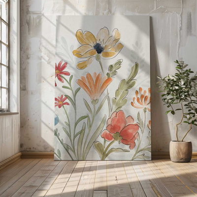 «Garden Melody in Bloom III», grande impression sur toile