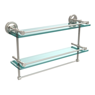 Adria 2 Piece Tiered Shelf with Towel Bar
