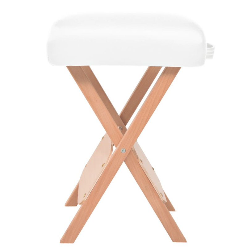 Tabouret d'appoint Lintgen, Blanc