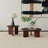 Columbo Brown Round Coffee Table