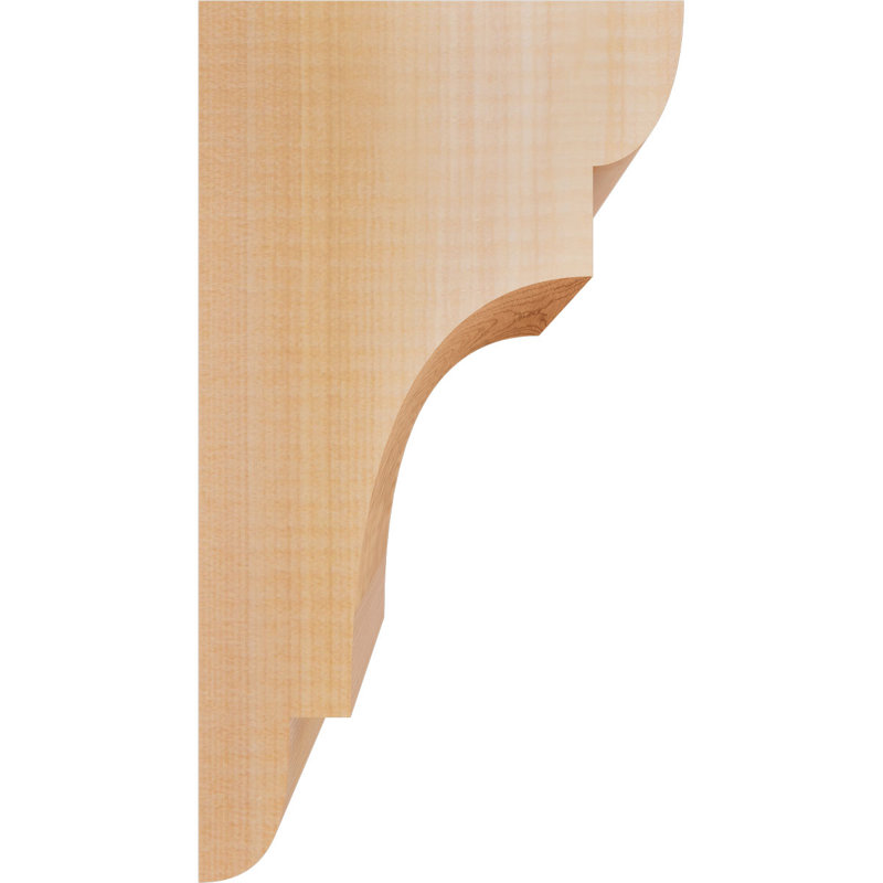 New Brighton Corbel, H 10 po x l 5,5 po x P 6 po, Cèdre rouge, Lisse
