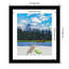 Cadre photo noir en bois noir-741589003