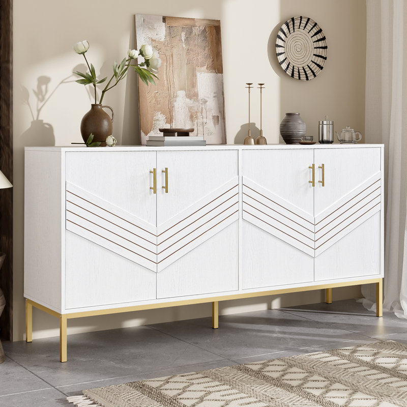 160cm Sideboard, White