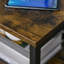 Anely 40cm W Steel Bedside Table